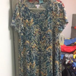 New large Disney Mickey Mouse Lularoe Carly dress